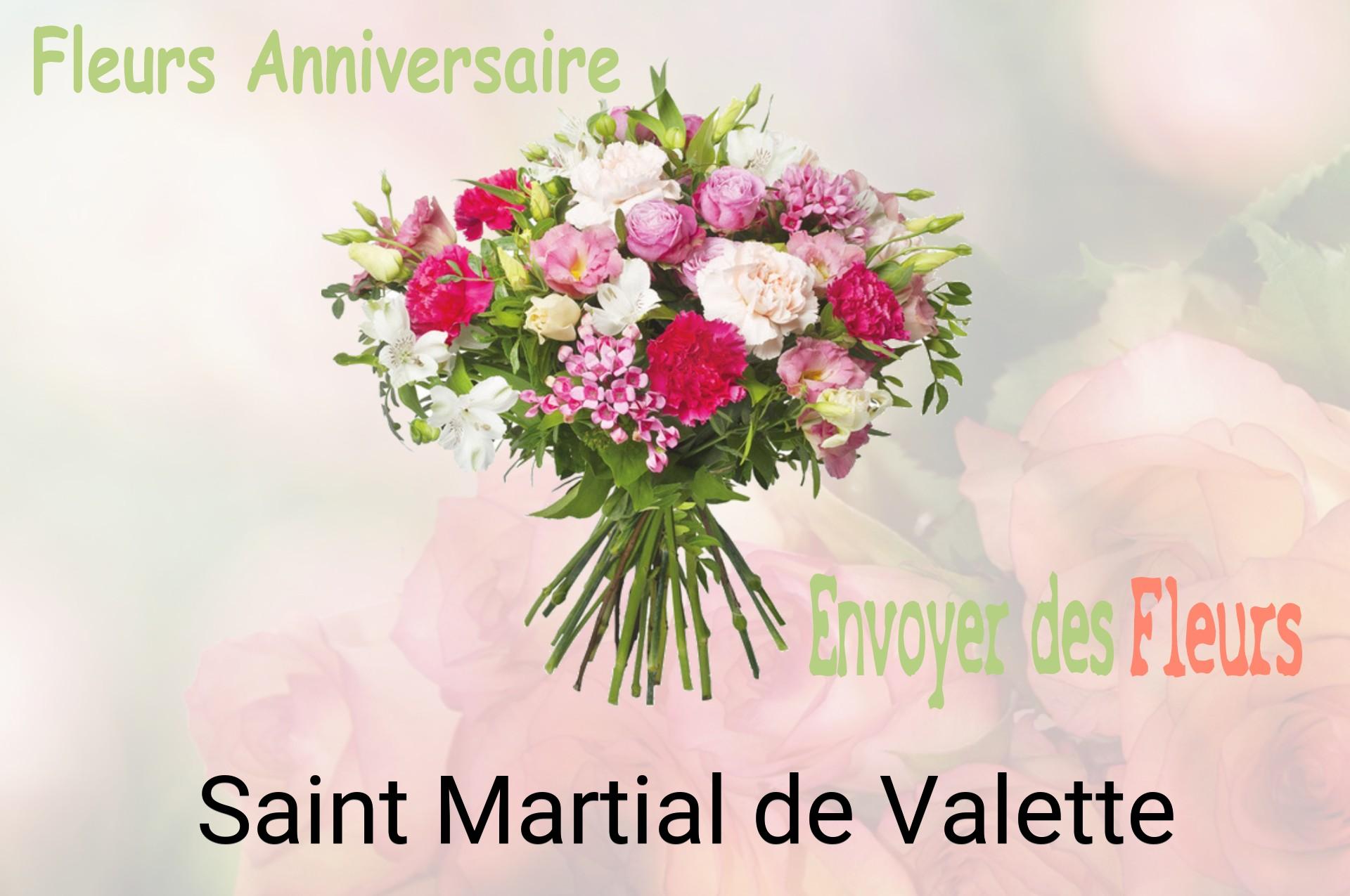 Bouquet de fleurs d’anniversaire livré à Saint-Martial-de-Valette